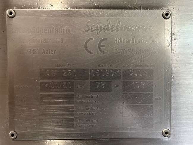 Seydelmann AV250 grinder